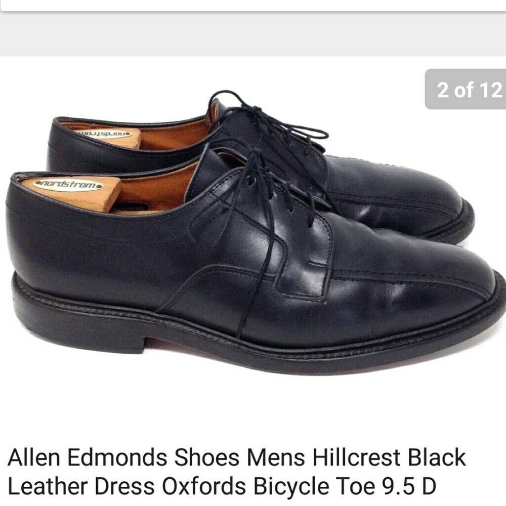 Allen Edmonds Dress Oxfords Hillcrest 9.5 D - Picture 5 of 8